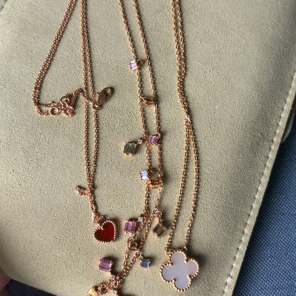 Suzanne Kalan bold pastel sapphire cascade necklace - Picture 12 of 14